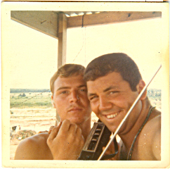 Spadoman and Sinn in tower at a FSB somewhere, maybe FSB Stoneman
