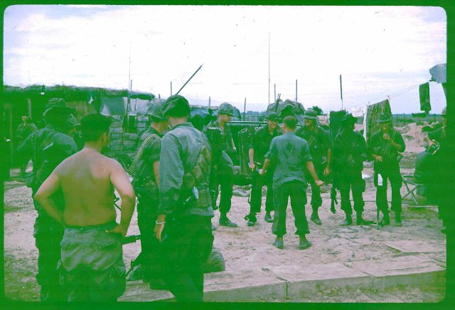 Capt Kush briefing night ambush patrol
