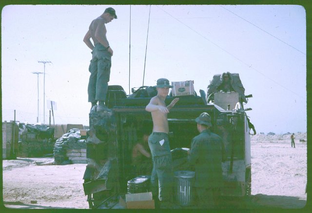 Loading the track