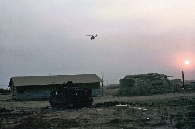 Airbase near Saigon where we picked up the 2-2 replacement track after we hit a mine