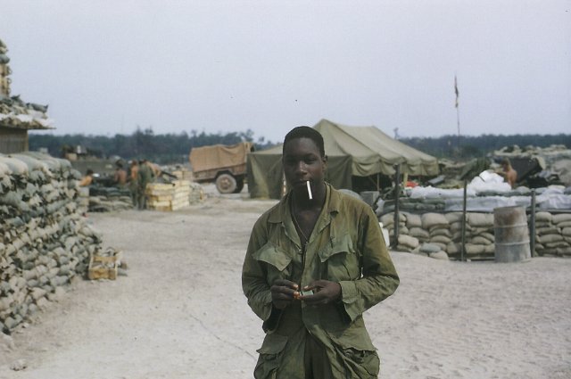 Sammie walking in basecamp