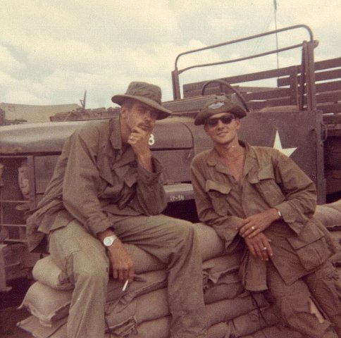 Steve and John relaxing
