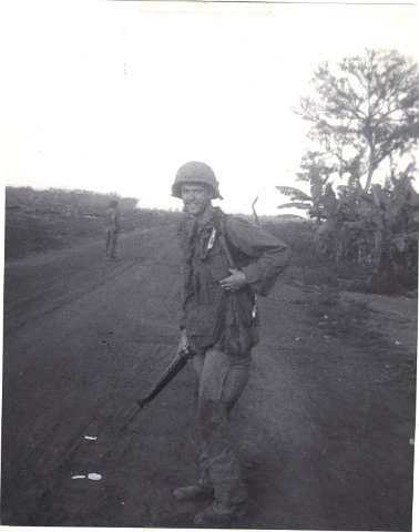 Steve as temporary RTO in the Ben Cui during a road clearing operation